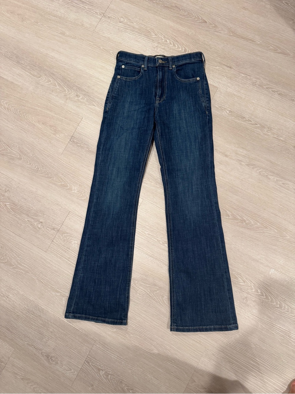 We The Free Dark Blue Flare Jeans